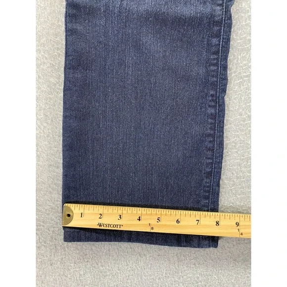 NYDJ Women's Billie Mini Bootcut Size 4 Dark Wash Mid Rise Lift Tuck Casual - Picture 5 of 12